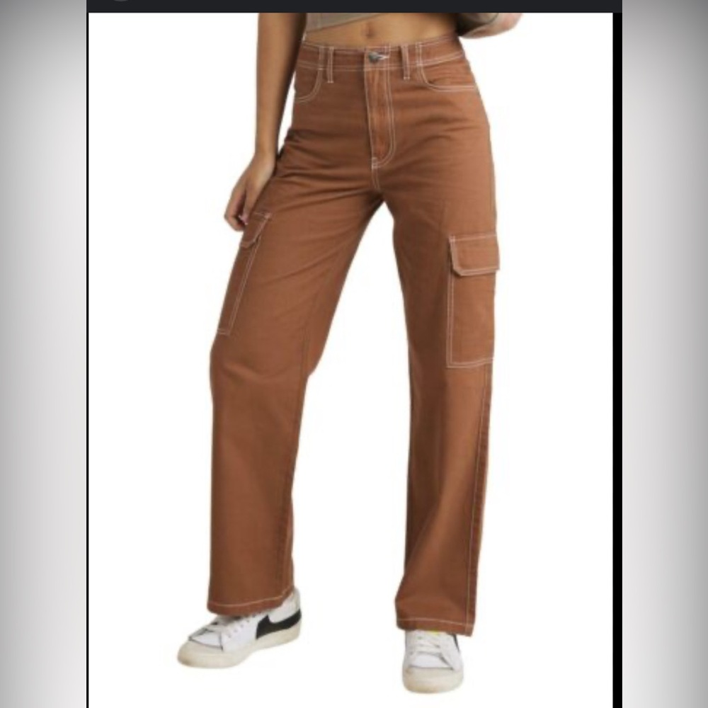 EVOLVE DENIM SIZE 3 Brown Cargo Pants